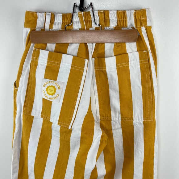 BIG BUD PRESS Yellow Striped Classic Work Pants - Picture 3 of 9